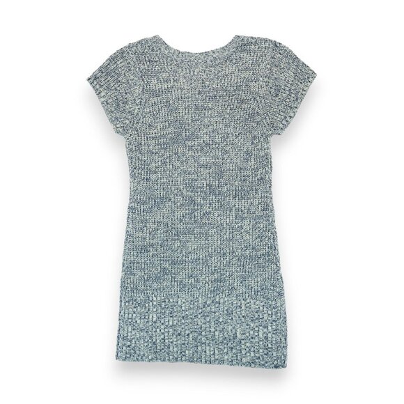 Bobbie Brooks Womens Sweater Knit Dress Size‎ Large Gray Short Sleeve Acrylic - Picture 2 of 4